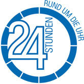 Rund um die Uhr - 24h täglich - 365 Tage im Jahr geöffnet